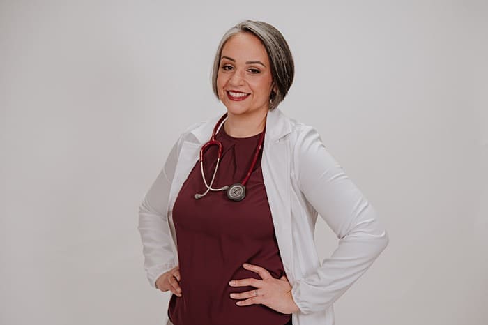 Professional headshot in Vancouver of a health administrator.