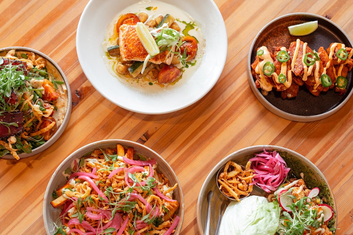 Commercial photography for a restaurant of their plates