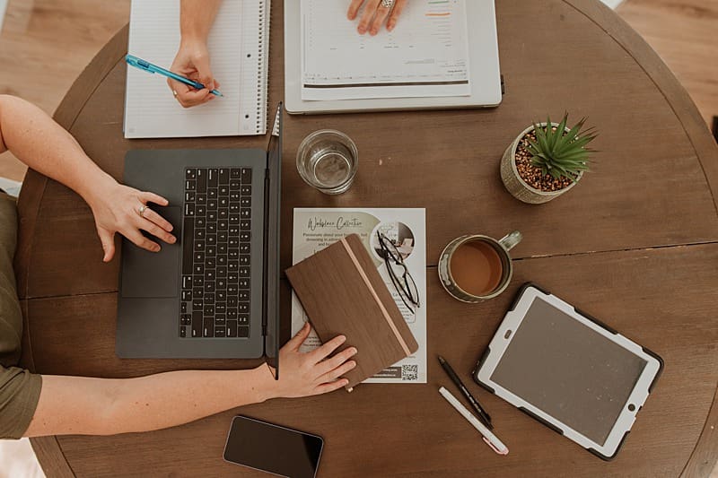 Visual storytelling through brand props and client process

