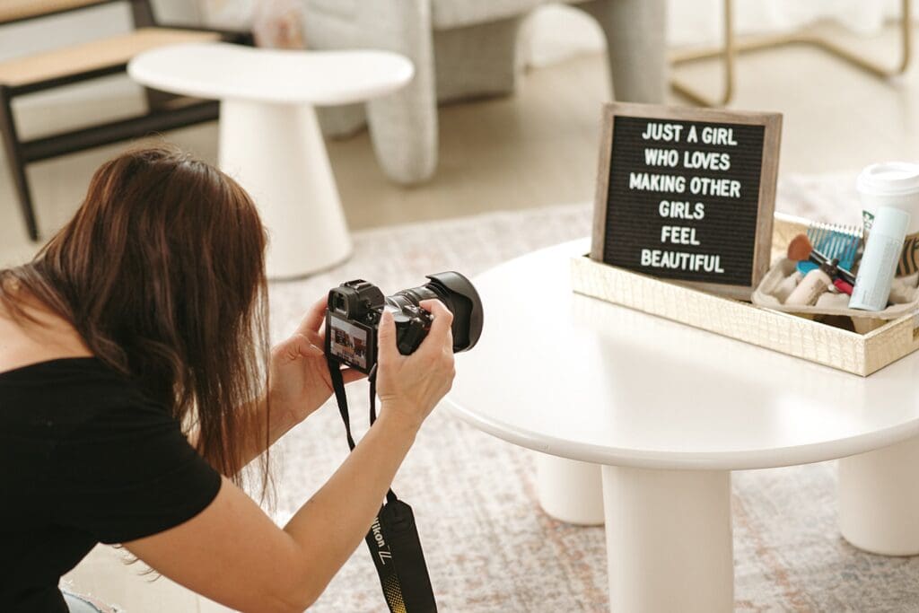 Behind the scenes of a commercial photography session in Vancouver